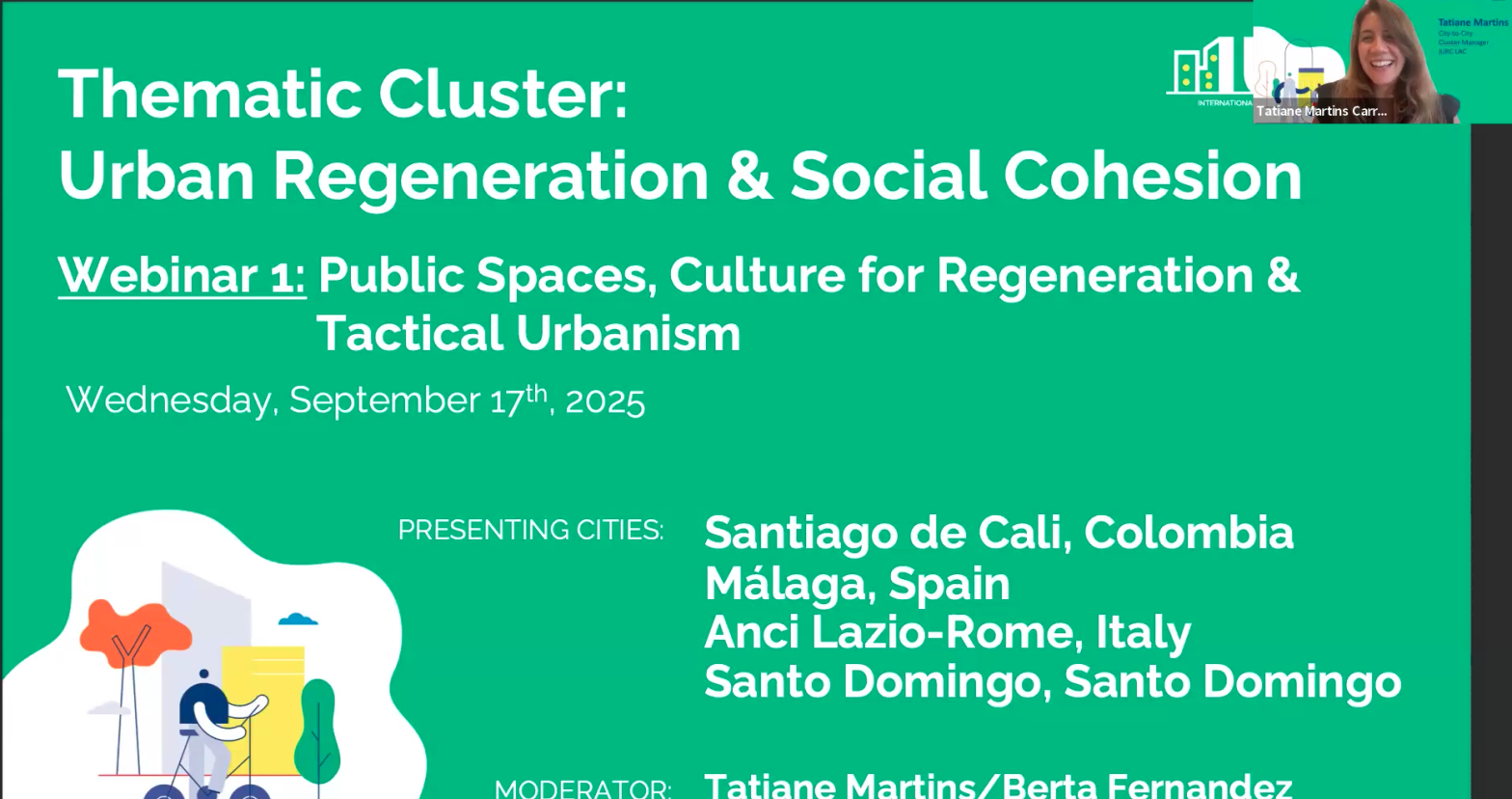 IURC-LAC Webinar Explores Urban Regeneration and Social Cohesion